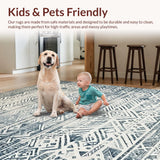 Contemporary Earth Tones Geometry(Blue)