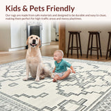 Elegant Neutral Toned Lattice Design(Gray)