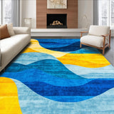 Stylish Dynamic Color Block Style(Blue)