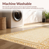 Sophisticated Beige Tiled Motif(Beige)