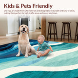 Chic Teal and White Lattice(Blue)