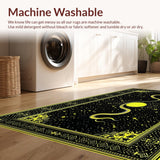 Elegant White Spot Moon Motif(Black)