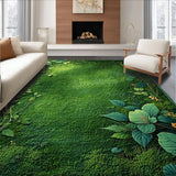 Whimsical Floral Leaf Motif(Green)
