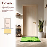 Fresh Bright Modern Circular Comfort(Green)