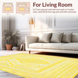 Lemon and Beige Patio Area(Yellow)