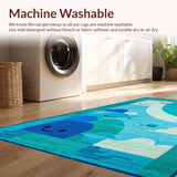 Fun Teal Whale Graphic Style(Blue)