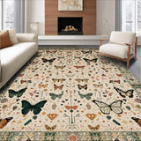 Cozy Warm Tones Butterfly Design(Ivory)