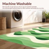 Elegant Contemporary Fluid Design(Green)