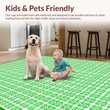 Lively Shamrock Patterned Decor(Green)