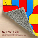 Contemporary Textured Wavy(Red)