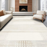 Ultra Soft Area Rug, Non Slip, Stain Resistant, Washable Area Rugs for Living Room, Bedroom, Teagan Farmhouse Collection Neutral Area With Aesthetic Appeal(Beige)