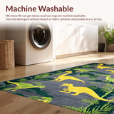 Jurassic Jungle Leaf Composition(Gray)