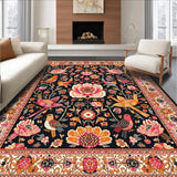 Stylish Black Floral Aesthetic(Black)