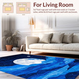 Vibrant Space Inspired Circular Design(Blue)