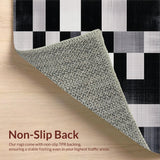 Chic Rustic Distressed Checkerboard(Black)