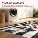 Rustic Black Geometric Elegance(Black)