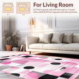 Stylish Tiled Geometric Motif(Pink)