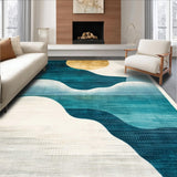 Contemporary Calm Tiled Design(Blue)