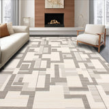 Minimalist Geometric Accent with Subtle Earth Tones(Beige)