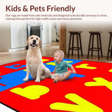 Joyful Bright Lettering Play Scene(Red)