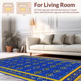 Elegant Modern Symmetrical Elements(Blue)
