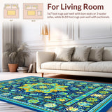 Rustic Colorful Textured Layers(Blue)