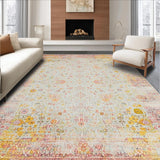 Ultra Soft Area Rug, Non Slip, Stain Resistant, Washable Area Rugs for Living Room, Bedroom, Boho Chic Area Non Slip Indoor Throw(Gray)