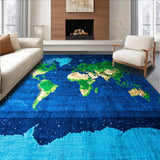 Contemporary Earthy Geometric Visual(Blue)