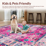 Lively Artistic Multicolored Mosaic(Pink)