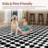 Chic Vintage Checkerboard Style(Black)