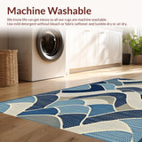 Chic Navy Braided Curves(Blue)