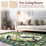 Transitional Artistic Bird Motif(Ivory)