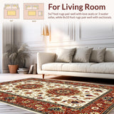 Eye Catching Geometric Floral Blend(Red)