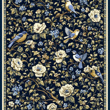 Artful Avian Patterned Beauty(Blue)