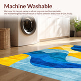 Stylish Dynamic Color Block Style(Blue)