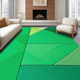 Ultra Soft Area Rug, Non Slip, Stain Resistant, Washable Area Rugs for Living Room, Bedroom, Soft Washable Abstract Bedroom Area Rug(Green)