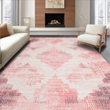 Charming Pastel Abstract Motif(Pink)