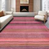 Ultra Soft Area Rug, Non Slip, Stain Resistant, Washable Area Rugs for Living Room, Bedroom, Contemporary Chic Leopard Pattern(Pink)