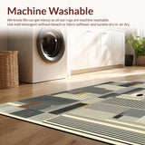Modern Abstract Animal Design Beige & Onyx Striped(Gray)