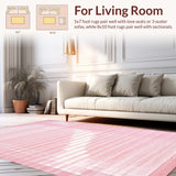 Chic Light Pink Geometric Motif(Pink)
