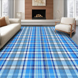 Sleek Pastel Tartan Texture(Blue)
