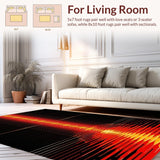 Energetic Modern Lava Texture Visual(Red)