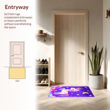 Dreamy Rainbow Swirl Artistry(Purple)