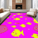 Cheerful Yellow Minimalist Design(Pink)