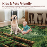 Charming Lodge Inspired Nature Design(Green)