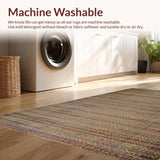 Ultra Soft Area Rug, Non Slip, Stain Resistant, Washable Area Rugs for Living Room, Bedroom, Elegant Soft Textured Decor Accent(Brown)