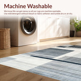 Ultra Soft Area Rug, Non Slip, Stain Resistant, Washable Area Rugs for Living Room, Bedroom, Textured Shaggy Bubble Aesthetic(Gray)