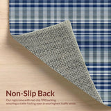 Elegant Neutral Herringbone Style(Blue)