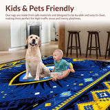 Contemporary Distinctive Ethnic Print(Blue)