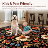 Elegant Black Floral Elegance(Black)